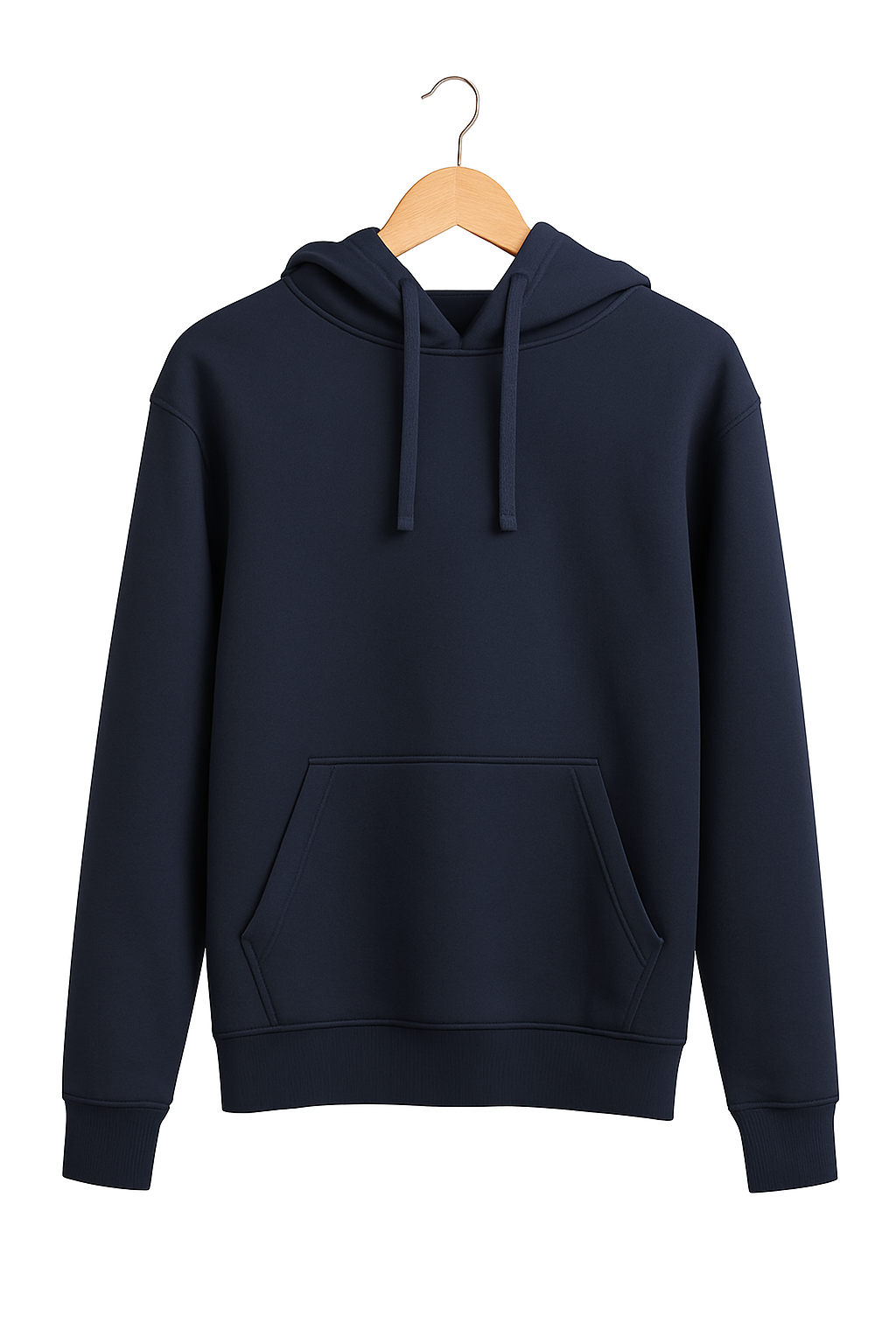 Sweat à capuche bleu marine