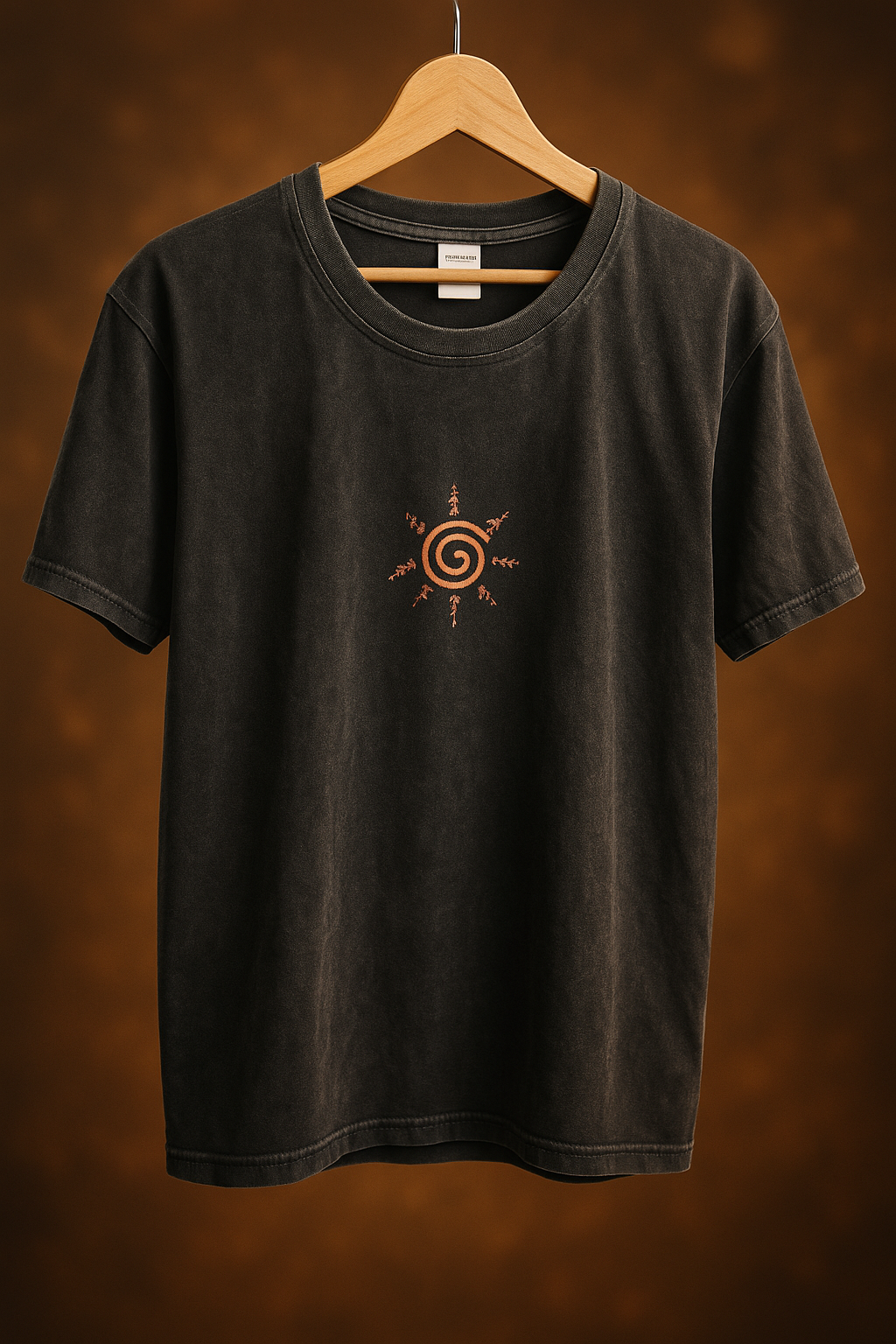 T shirt oversize à manches courtes 100% coton Naruto modèle Kyuuby