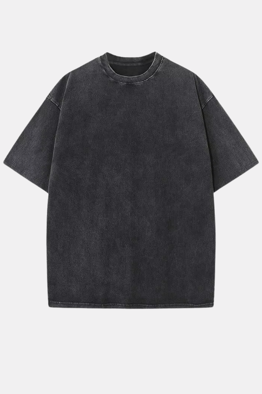 T-shirt Oversize délavé noir