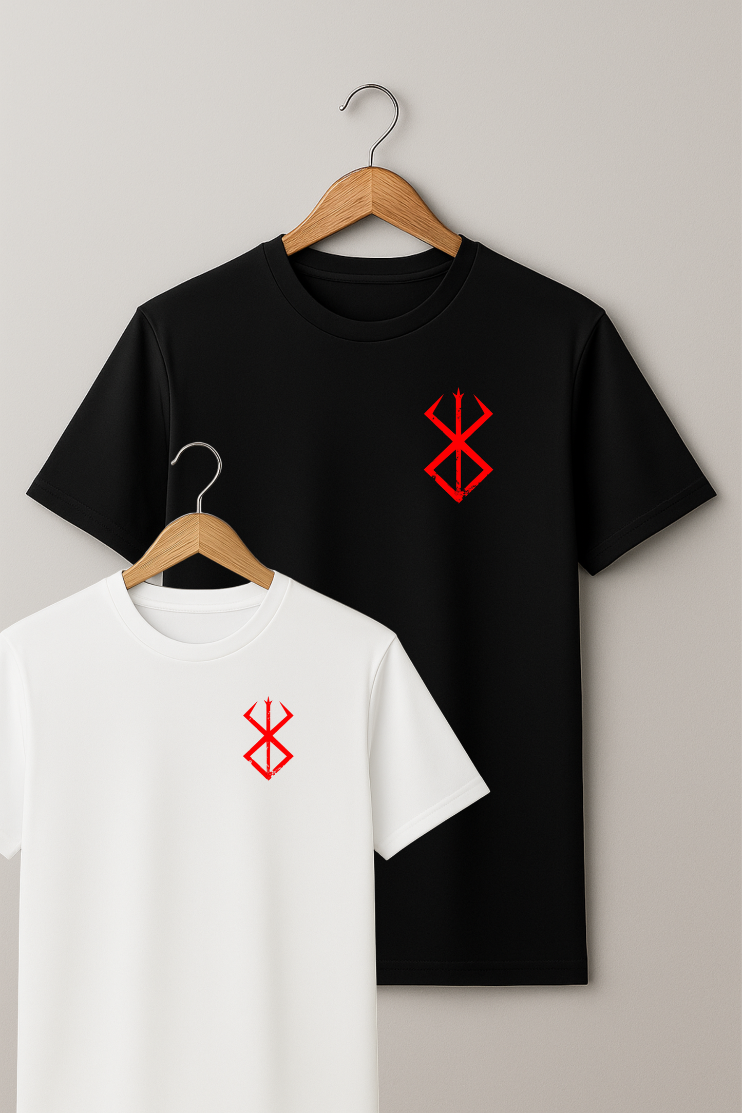 T shirt imprimé Stigmate Berserk au coeur