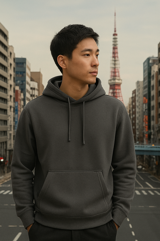 Sweat à capuche Gris