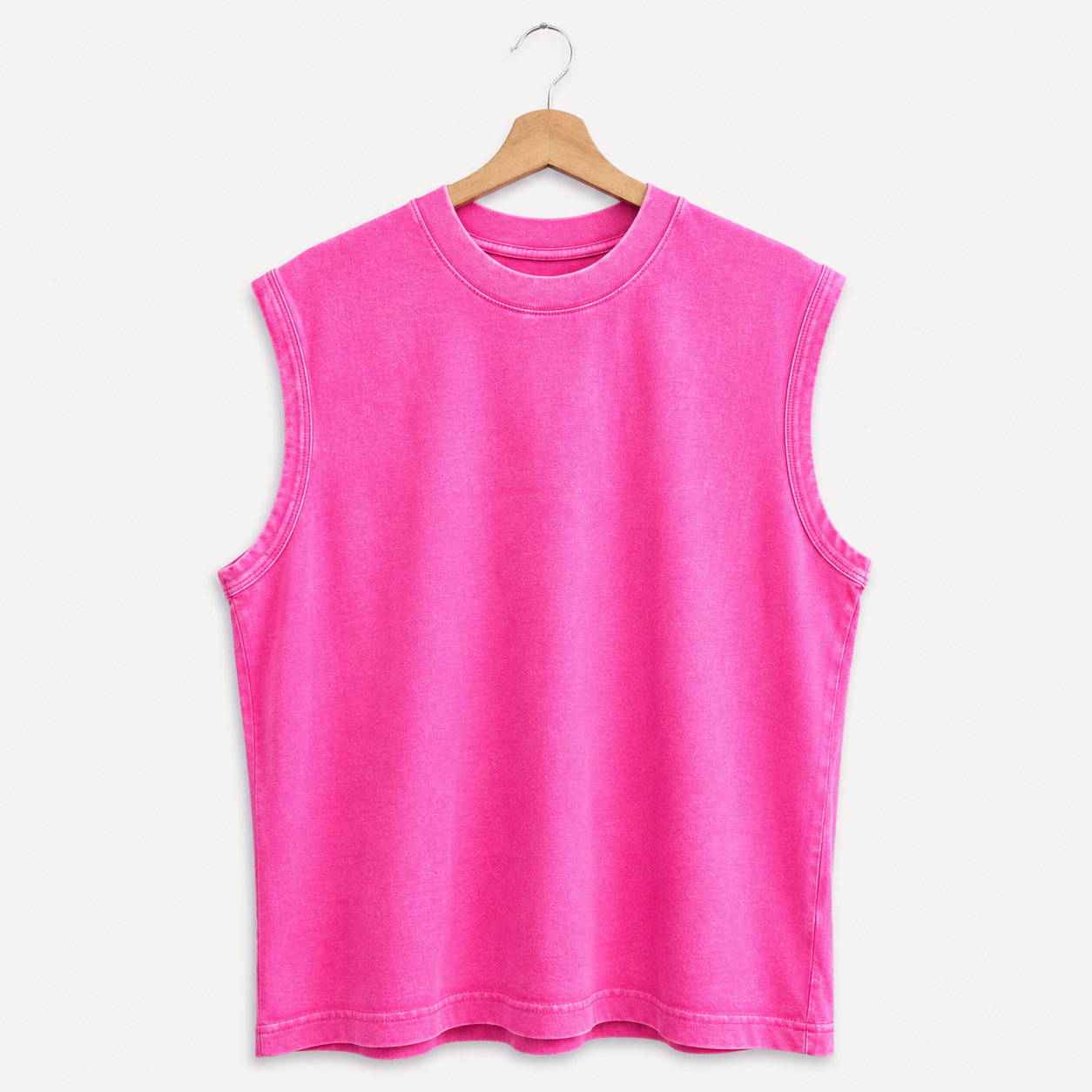 Débardeur Oversize délavé rose